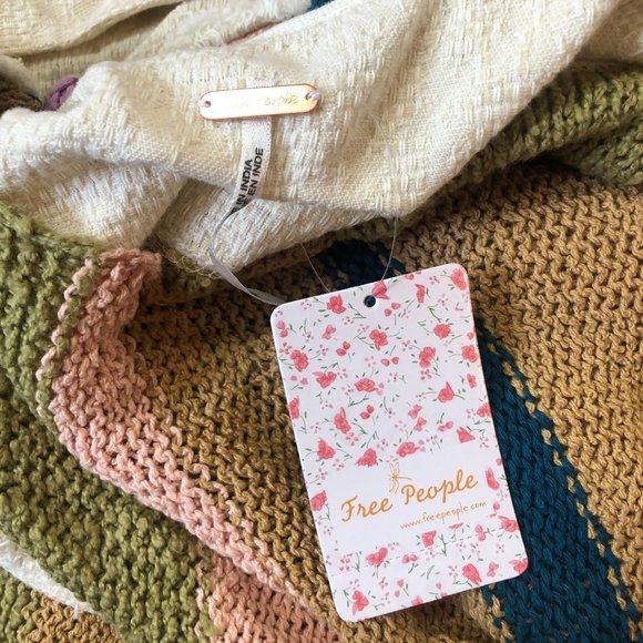 Free People Beach Party Fringe Cardigan Sweater - Picture 5 of 6